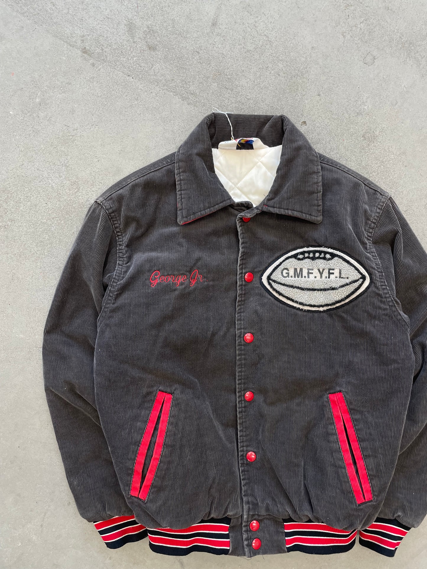 1980s/90s Corduroy Varsity Jacket