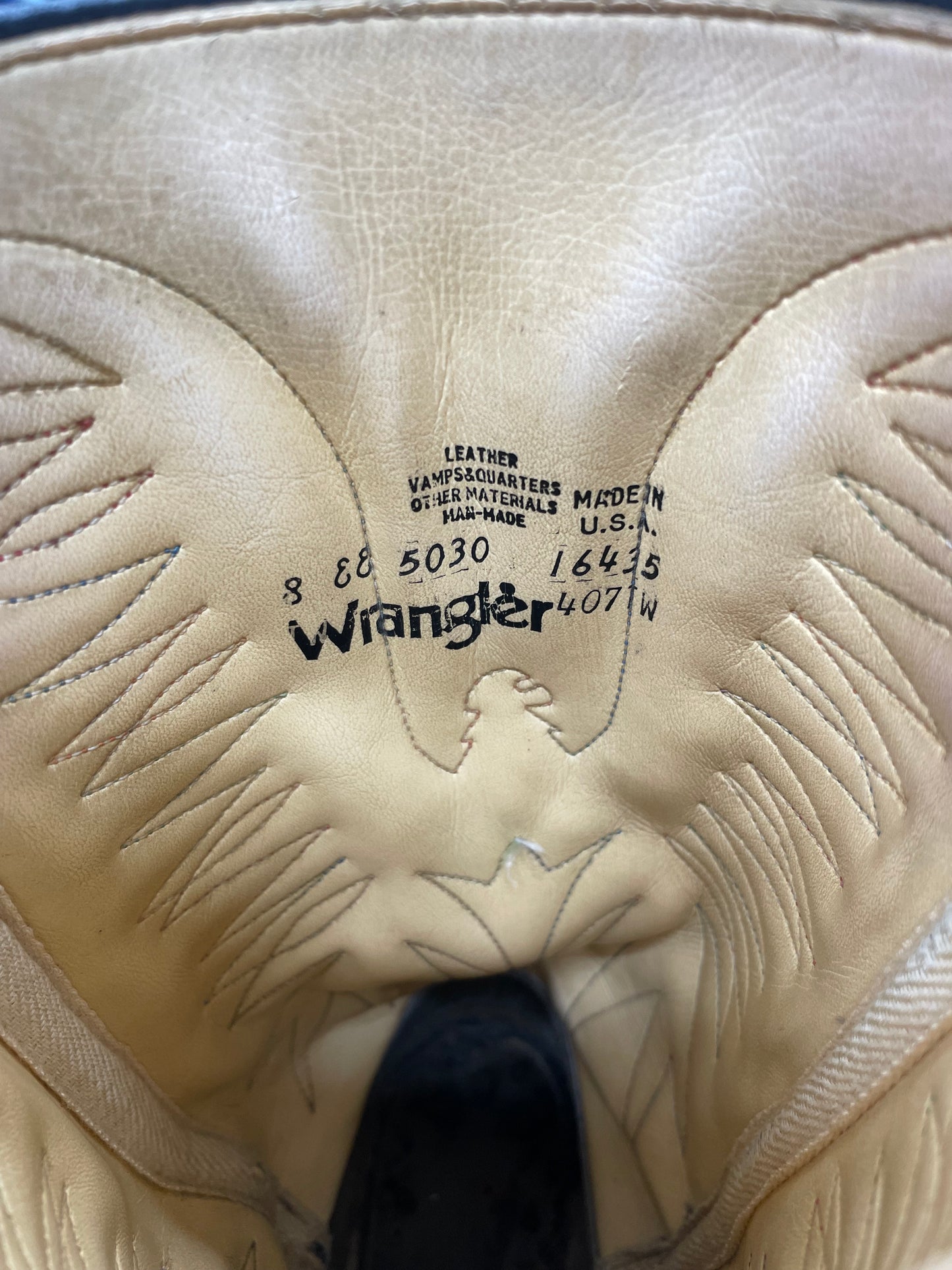 1980s Wrangler Cowboy Boots