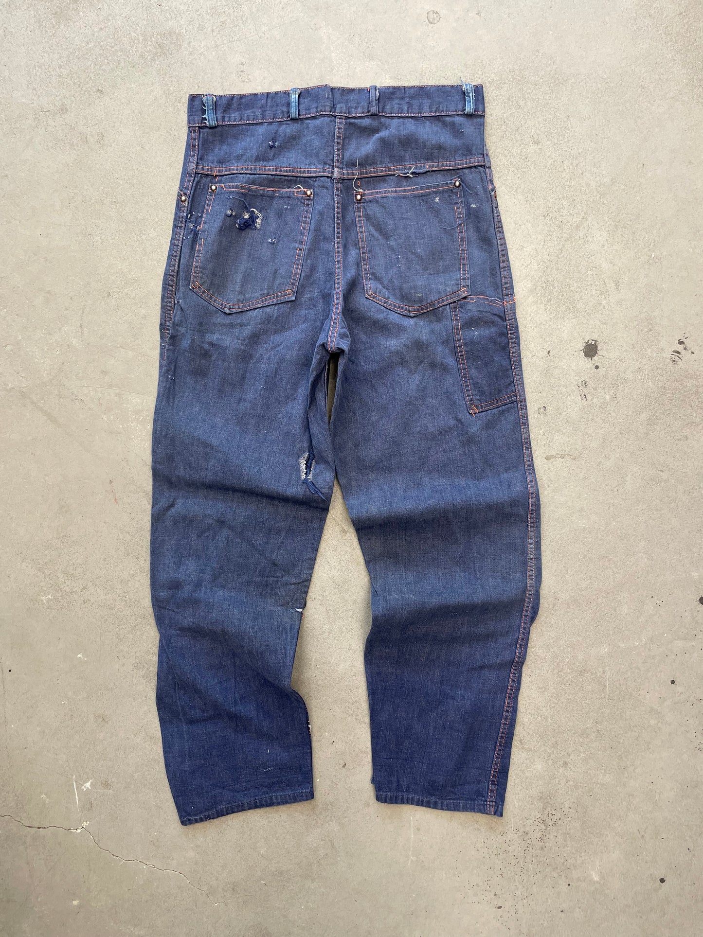 1960s Denim Carpenter Jeans