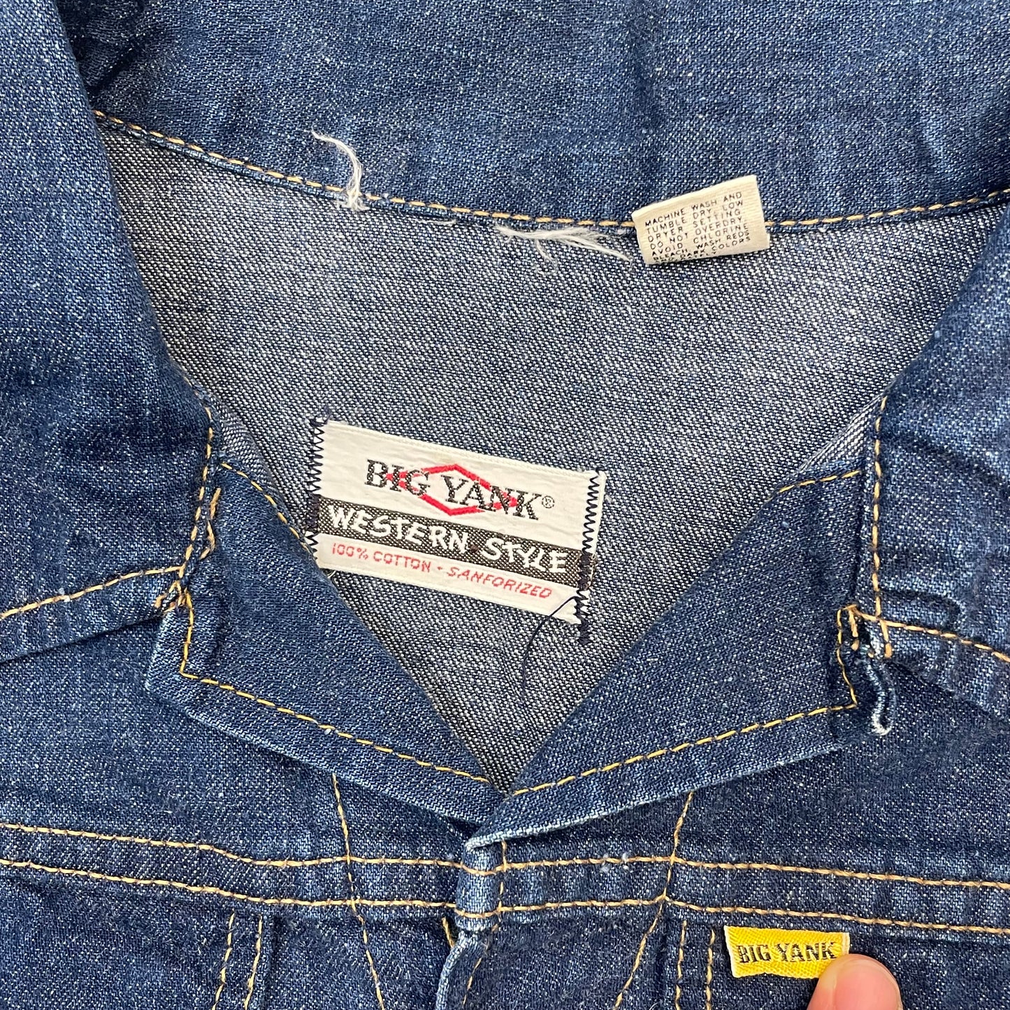 1960s Big Yank Selvedge Denim trucker jacket