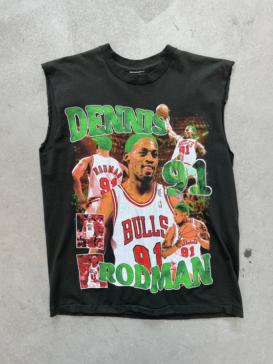 90s Dennis Rodman Rap Style Graphic T-Shirt