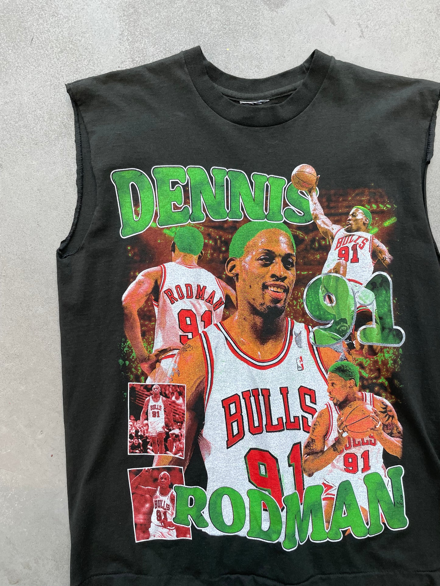 90s Dennis Rodman Rap Style Graphic T-Shirt