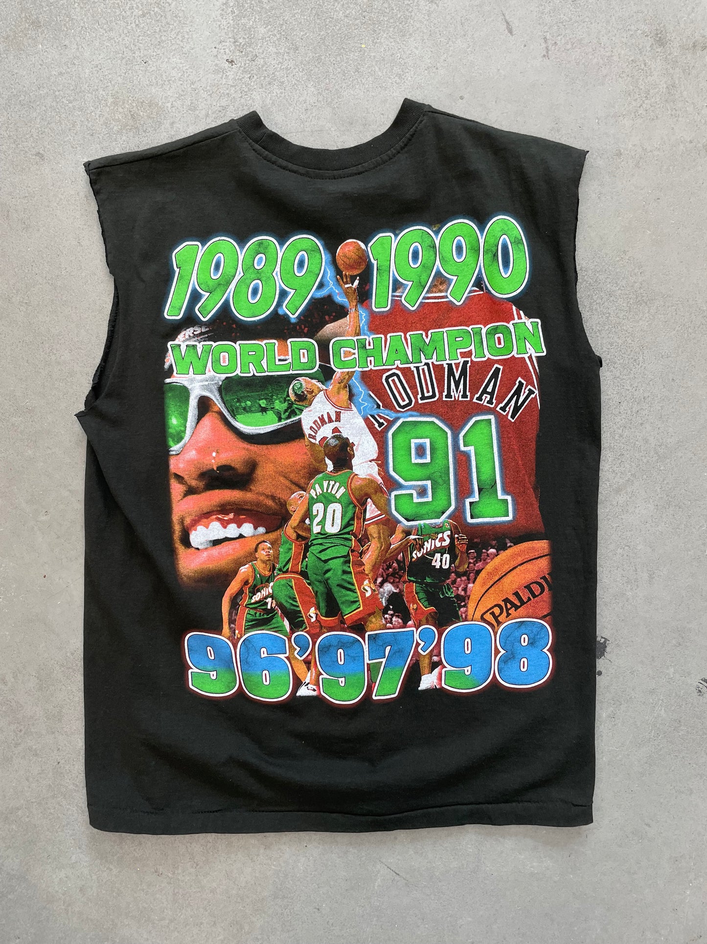 90s Dennis Rodman Rap Style Graphic T-Shirt