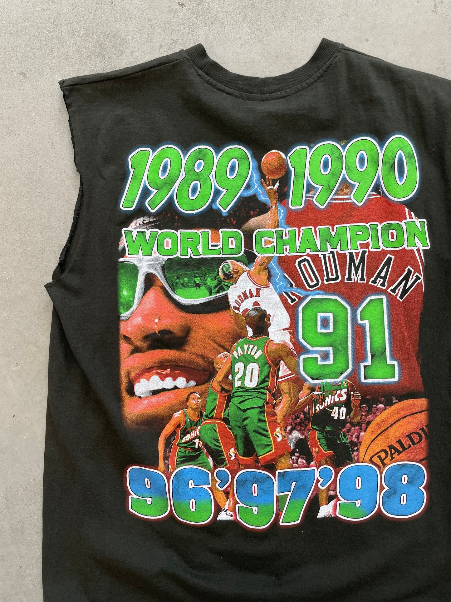 90s Dennis Rodman Rap Style Graphic T-Shirt
