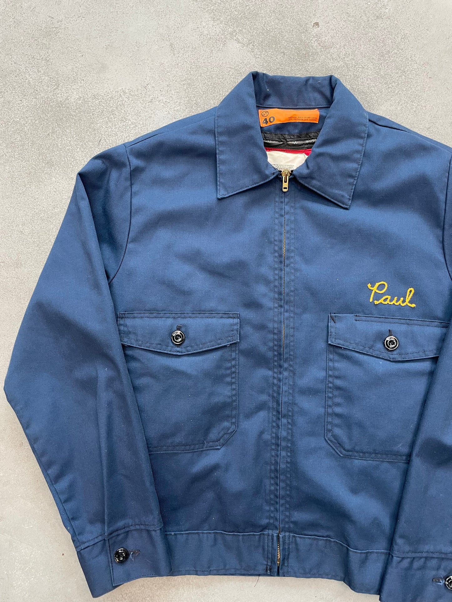 1970s Chain stitched Workwear Jacket