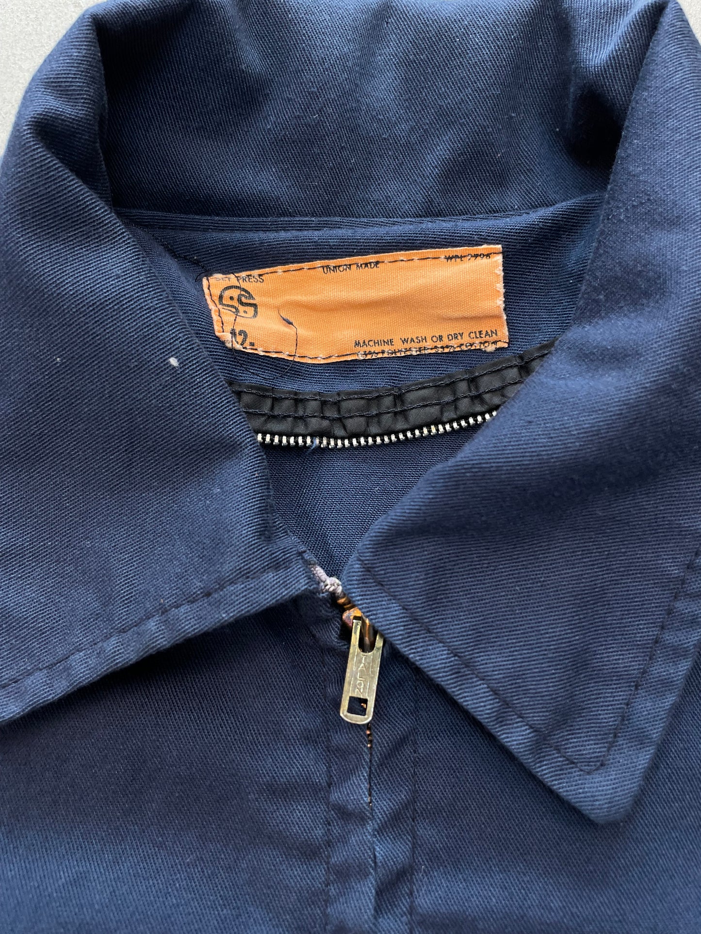 1970s Chain Stitched Workwear Jacket