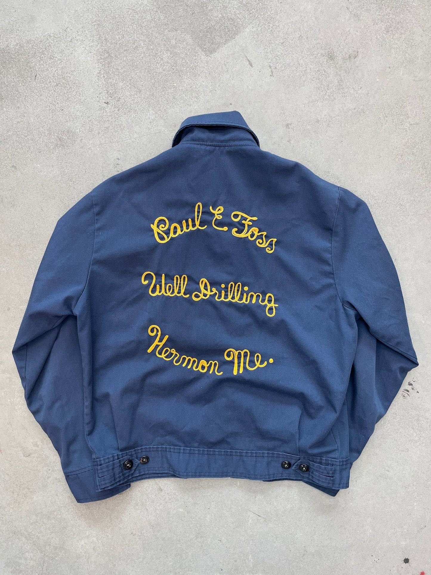 1970s Chain Stitched Workwear Jacket