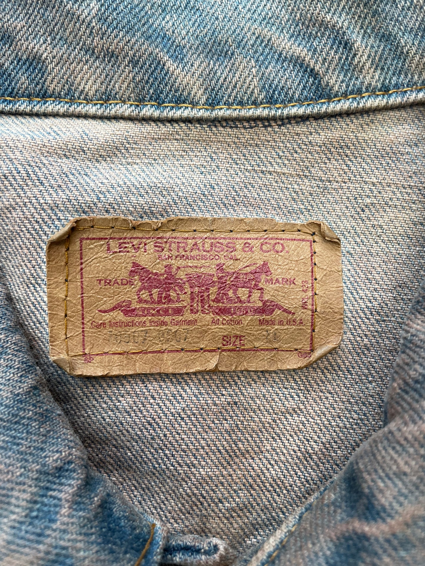 1990s Acid Wash Levi’s Trucker Jacket
