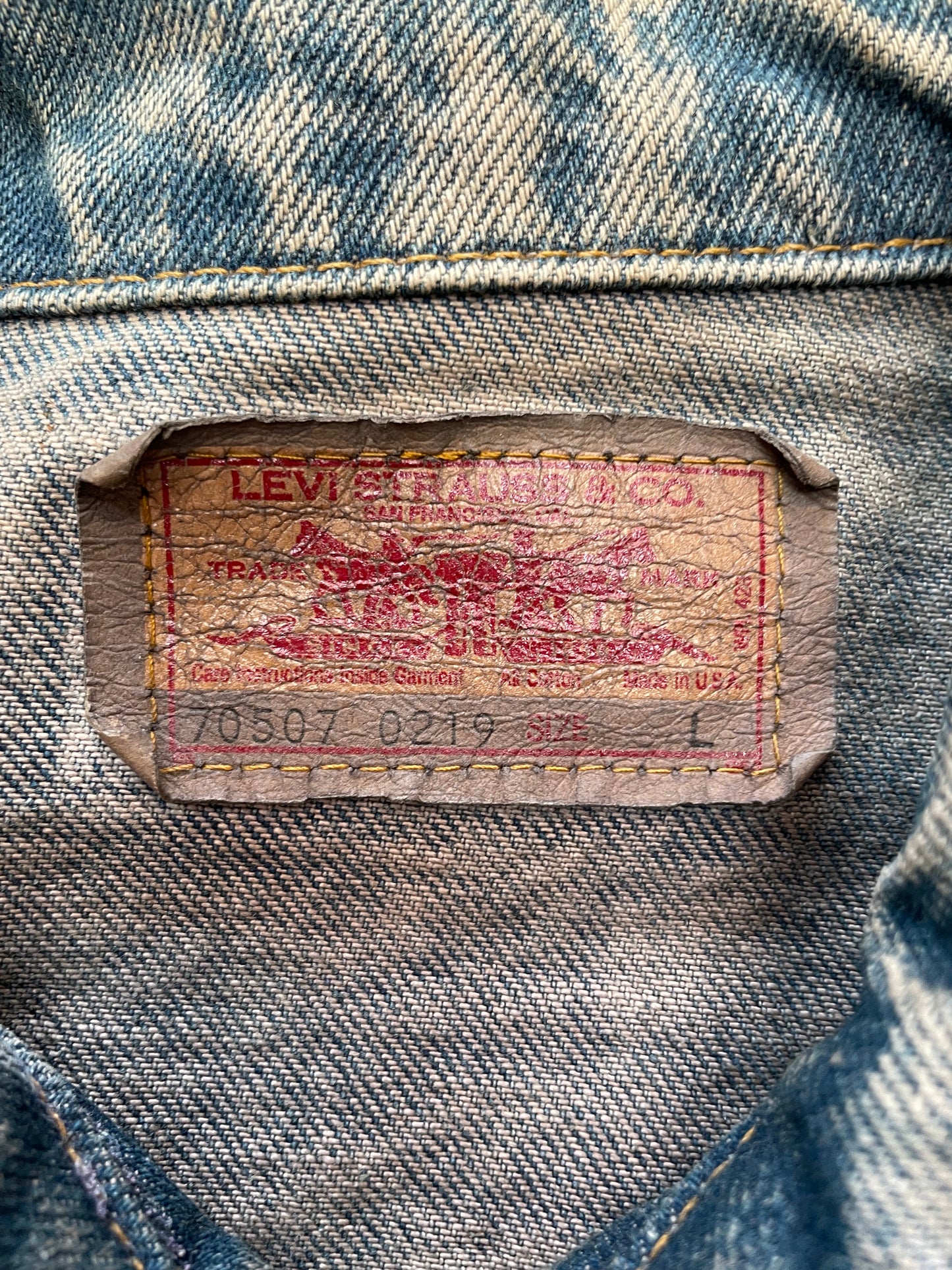 90s Levi’s Acid Wash Trcuker Jacket