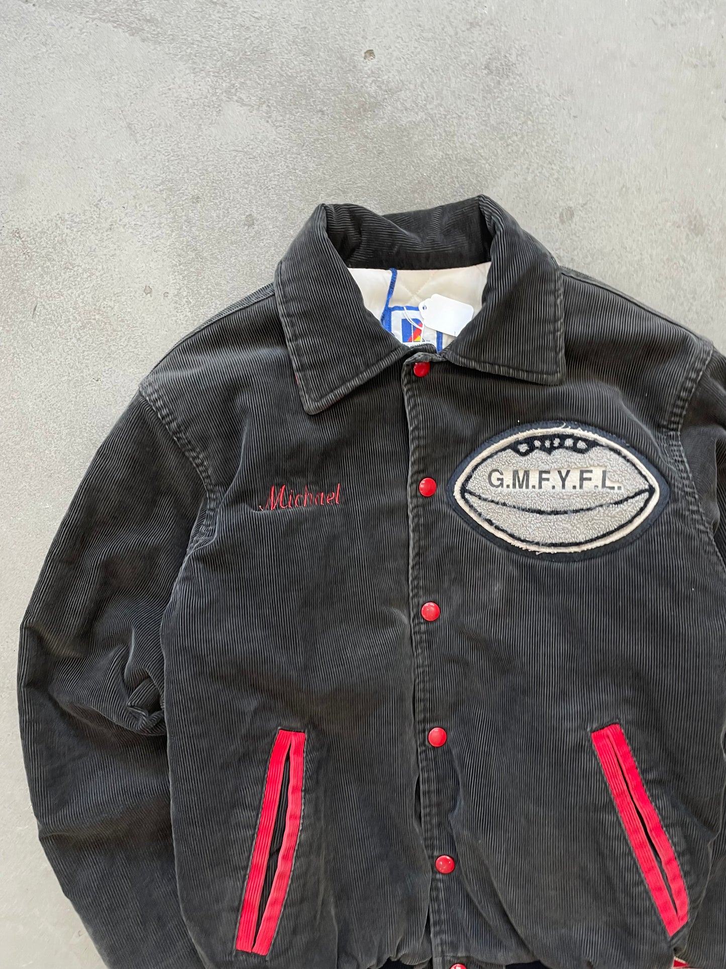 1980s/90s Corduroy Varsity Jacket