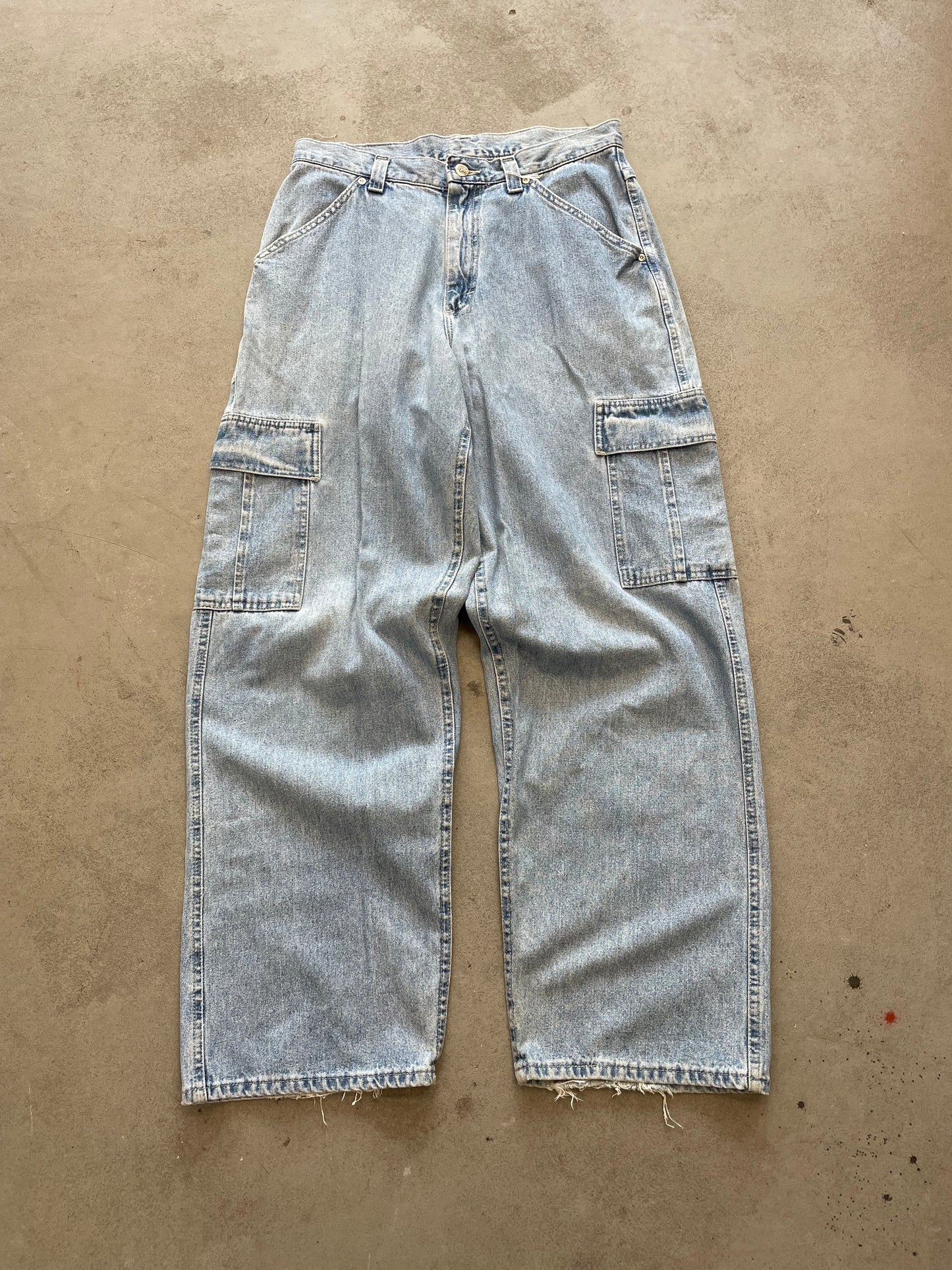 90s LEE Riveted Baggy Cargo Jeans