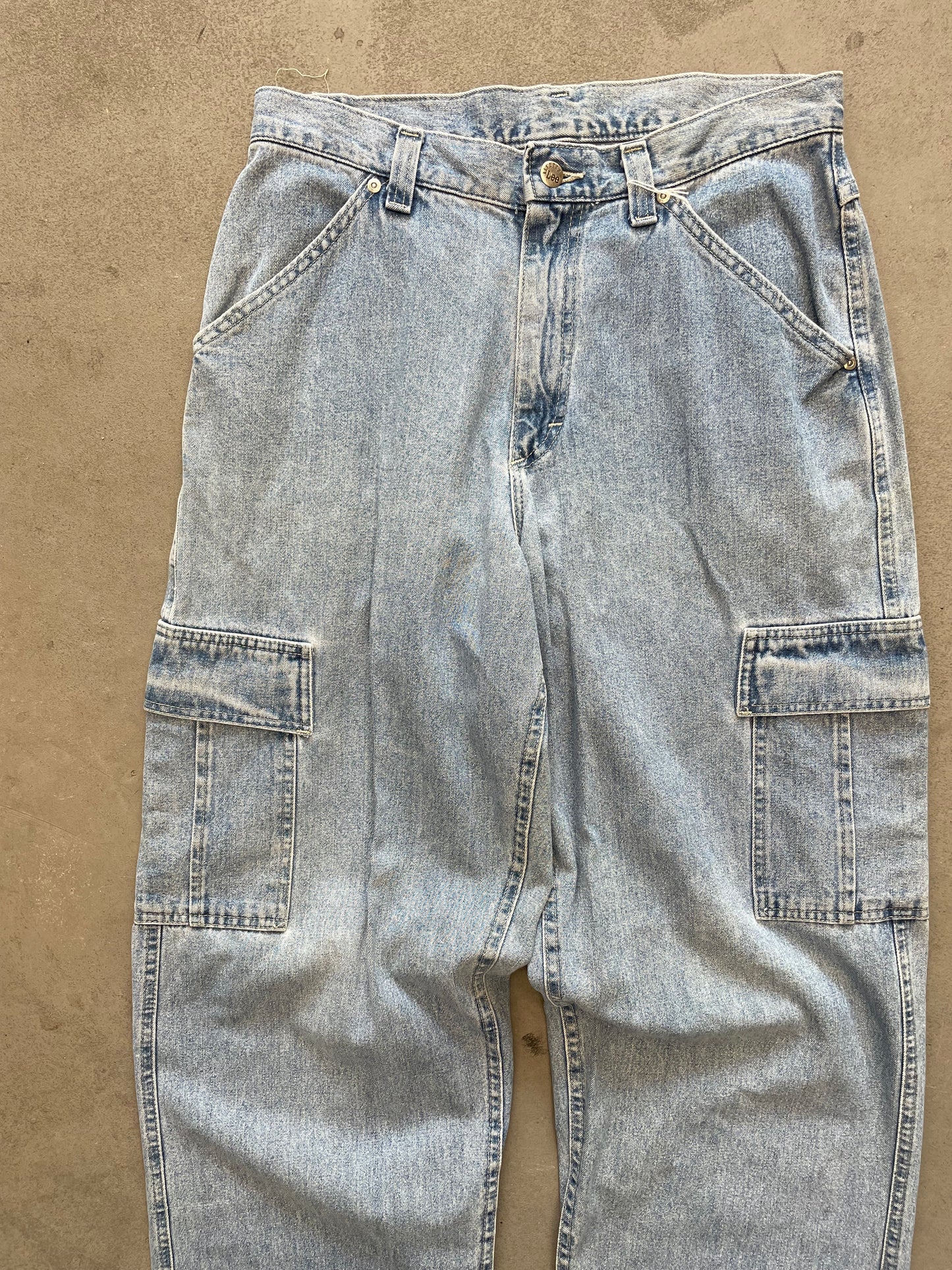 90s LEE Riveted Baggy Cargo Jeans