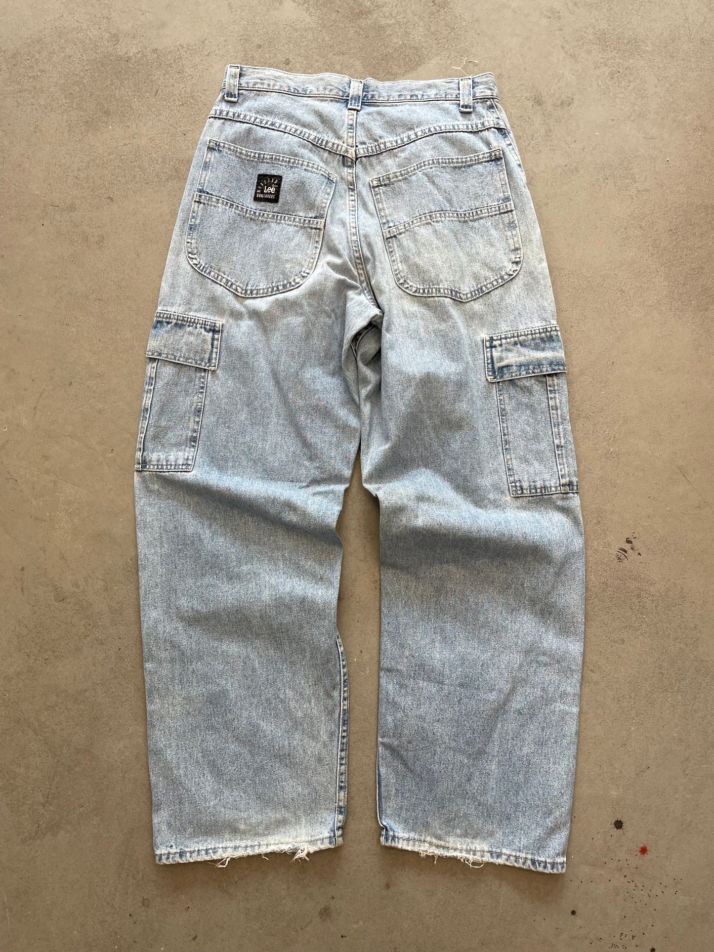 90s LEE Riveted Baggy Cargo Jeans