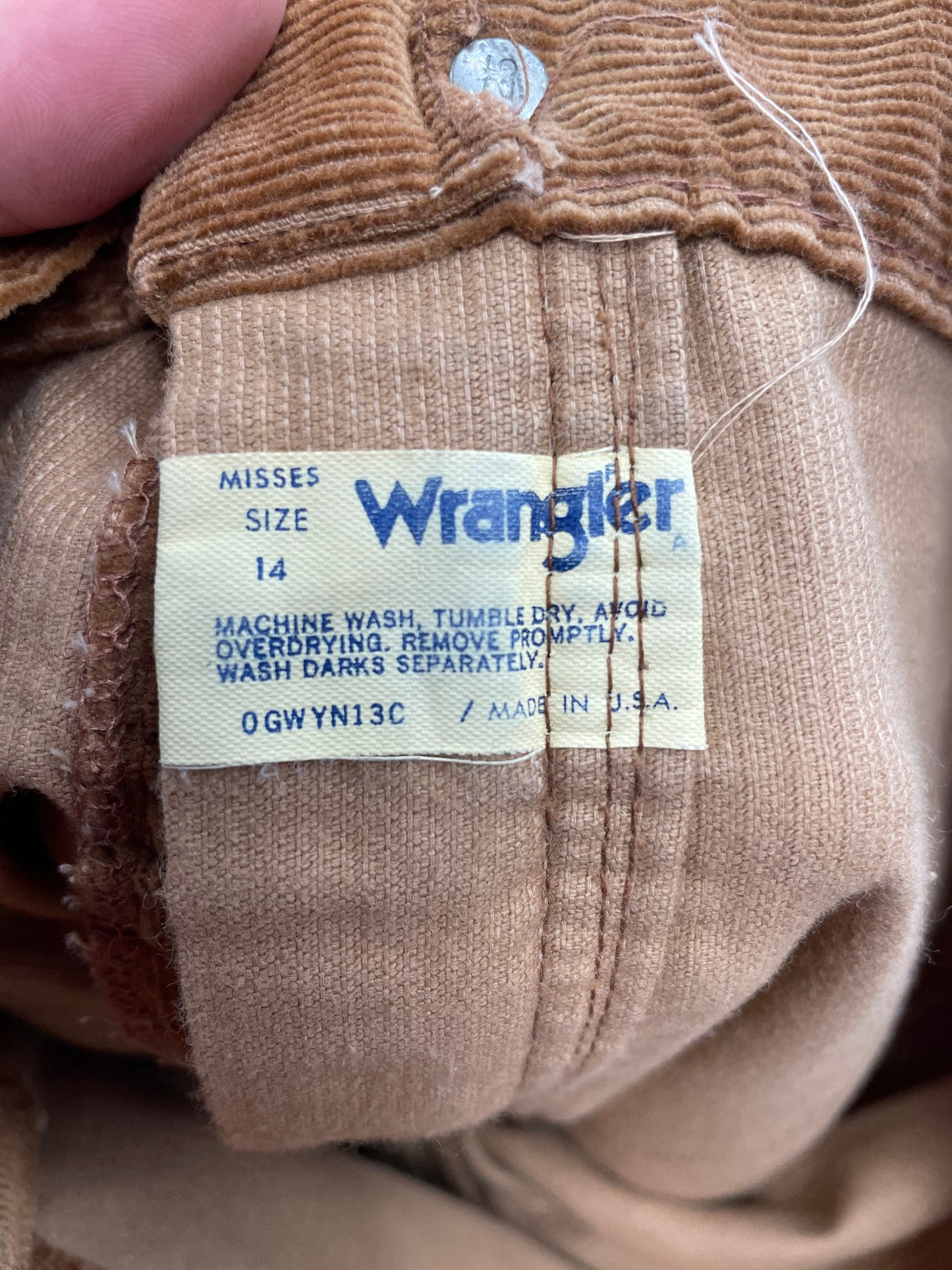 1960s/70s Wrangler Corduroy Flare Pant