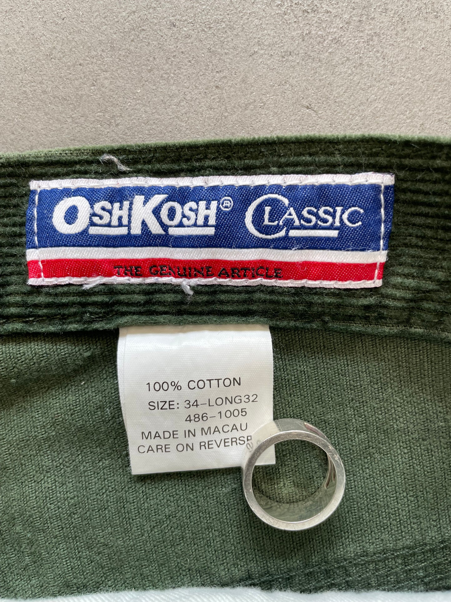 1990s OshKosh Corduroy Carpenter Baggy Pant