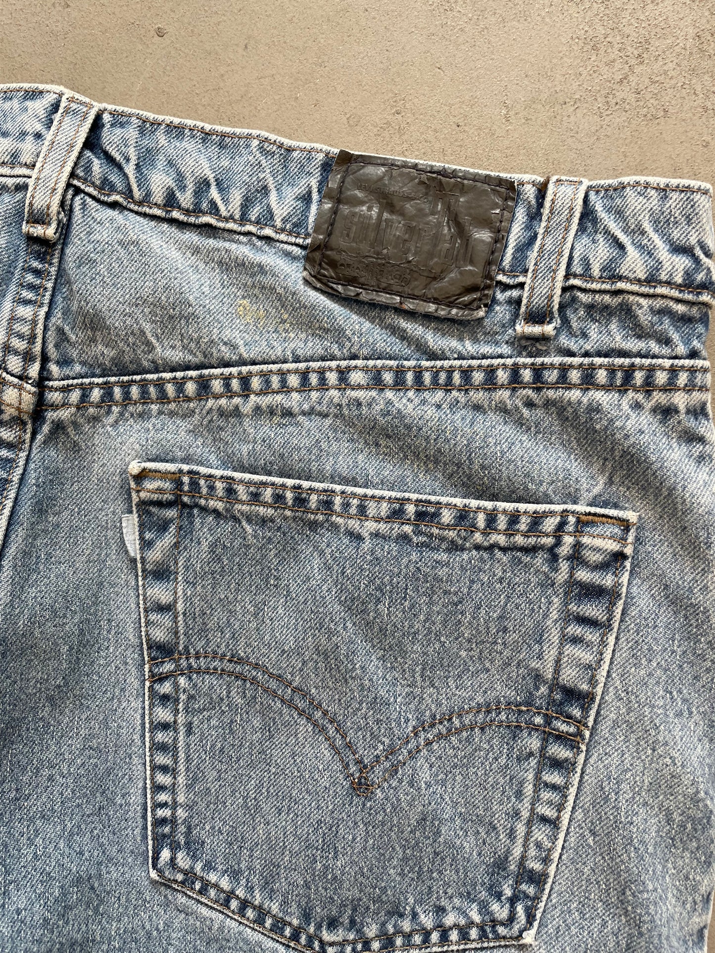 1990s Silver Tab Loose Wide Leg Denim