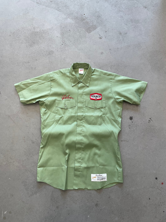 1960s Texaco Chainstitched Work Shirt