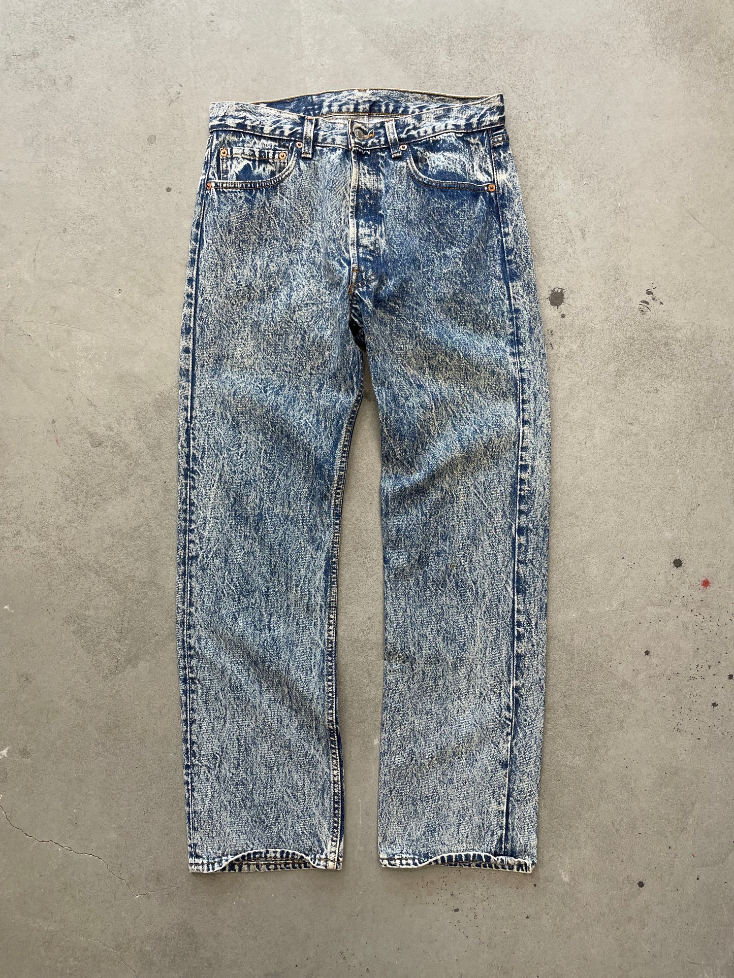 1980s 501xx Acid Wash Jeans