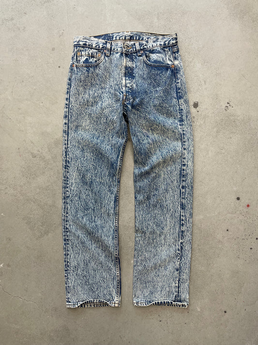 1980s 501xx Acid Wash Jeans