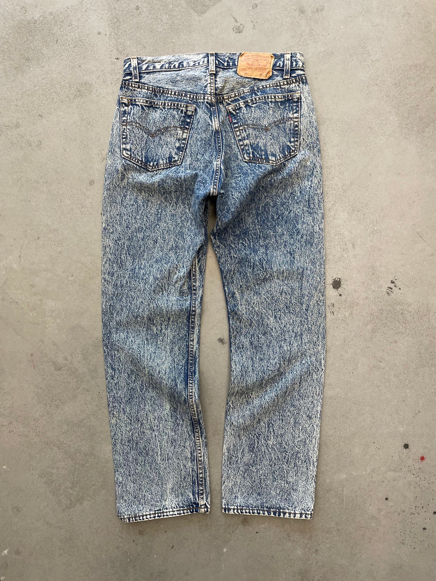 1980s 501xx Acid Wash Jeans
