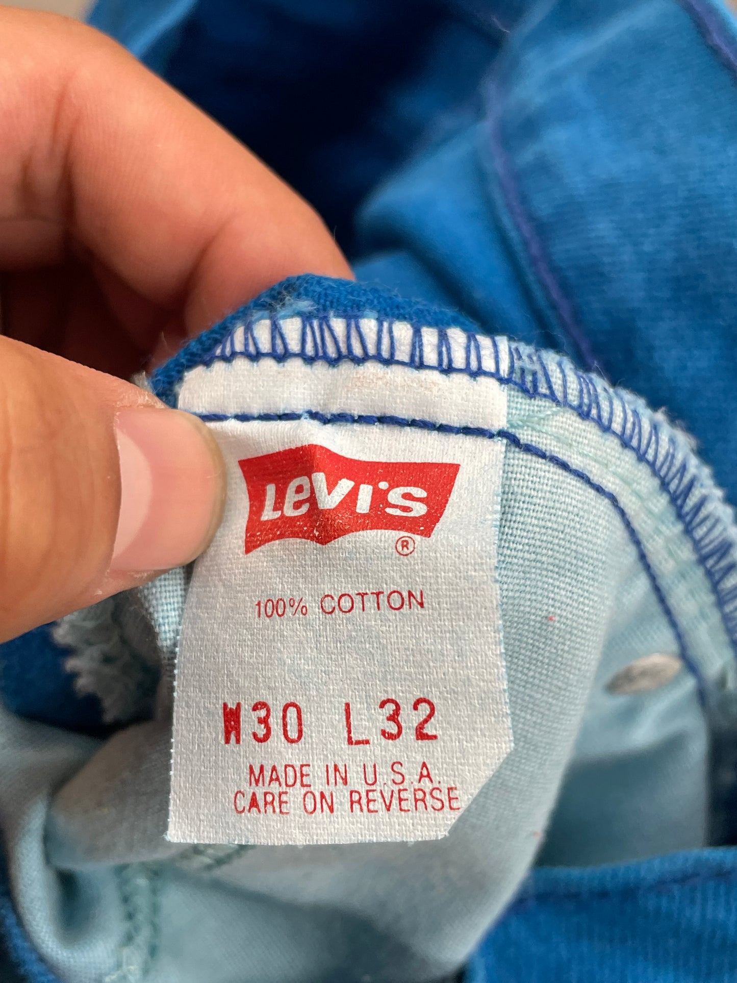 1990s 560 Levi’s Orange Tab Blue Denim