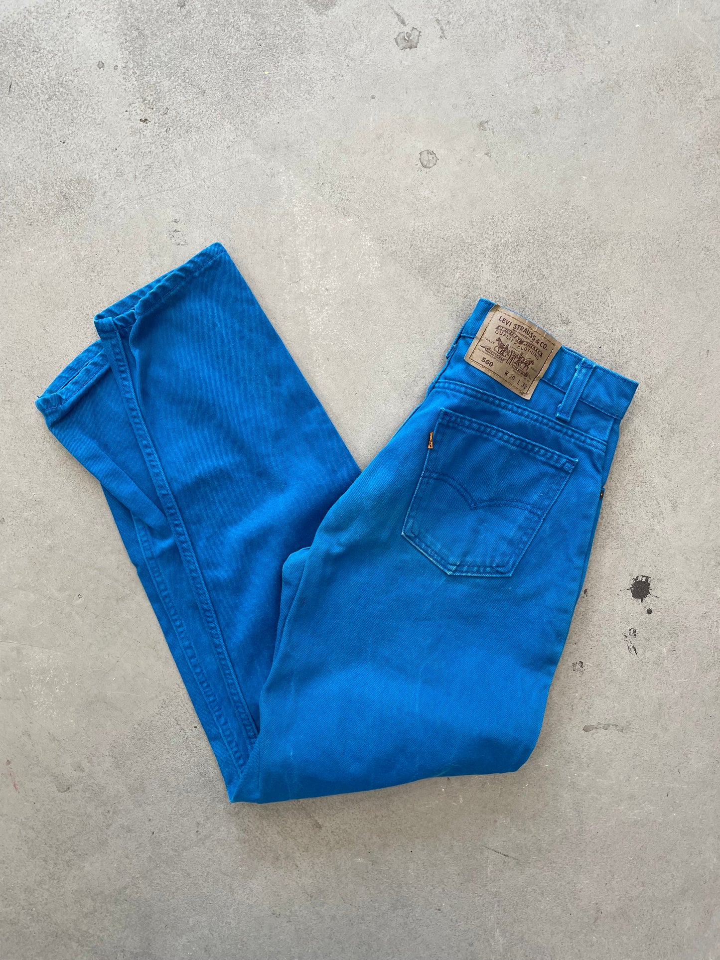 1990s 560 Levi’s Orange Tab Blue Denim
