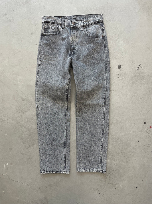 1980s/90s 505xx Black Acid Wash Jeans