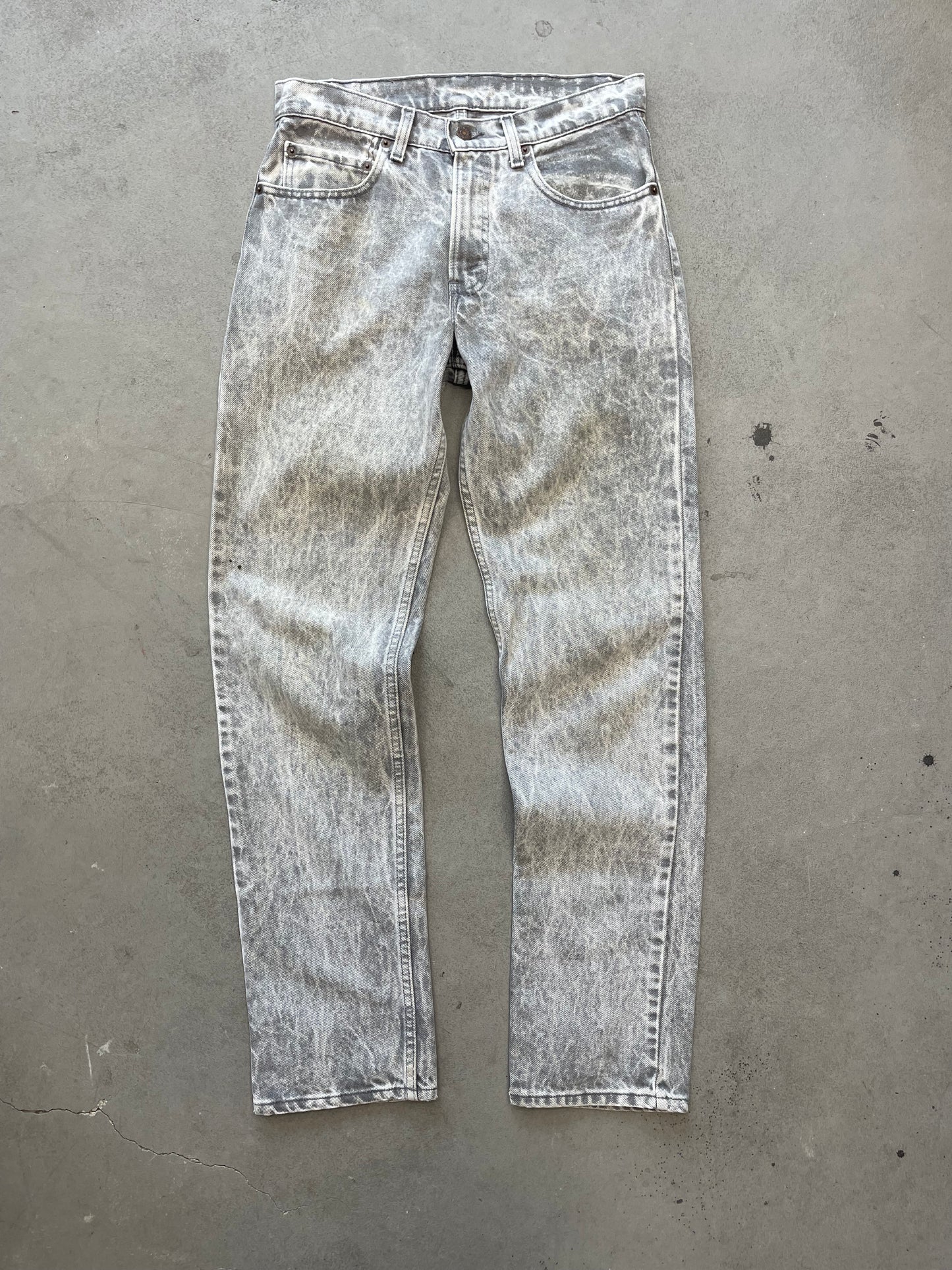 1980/90s Levi’s 506xx Gray Acid Wash Jeans