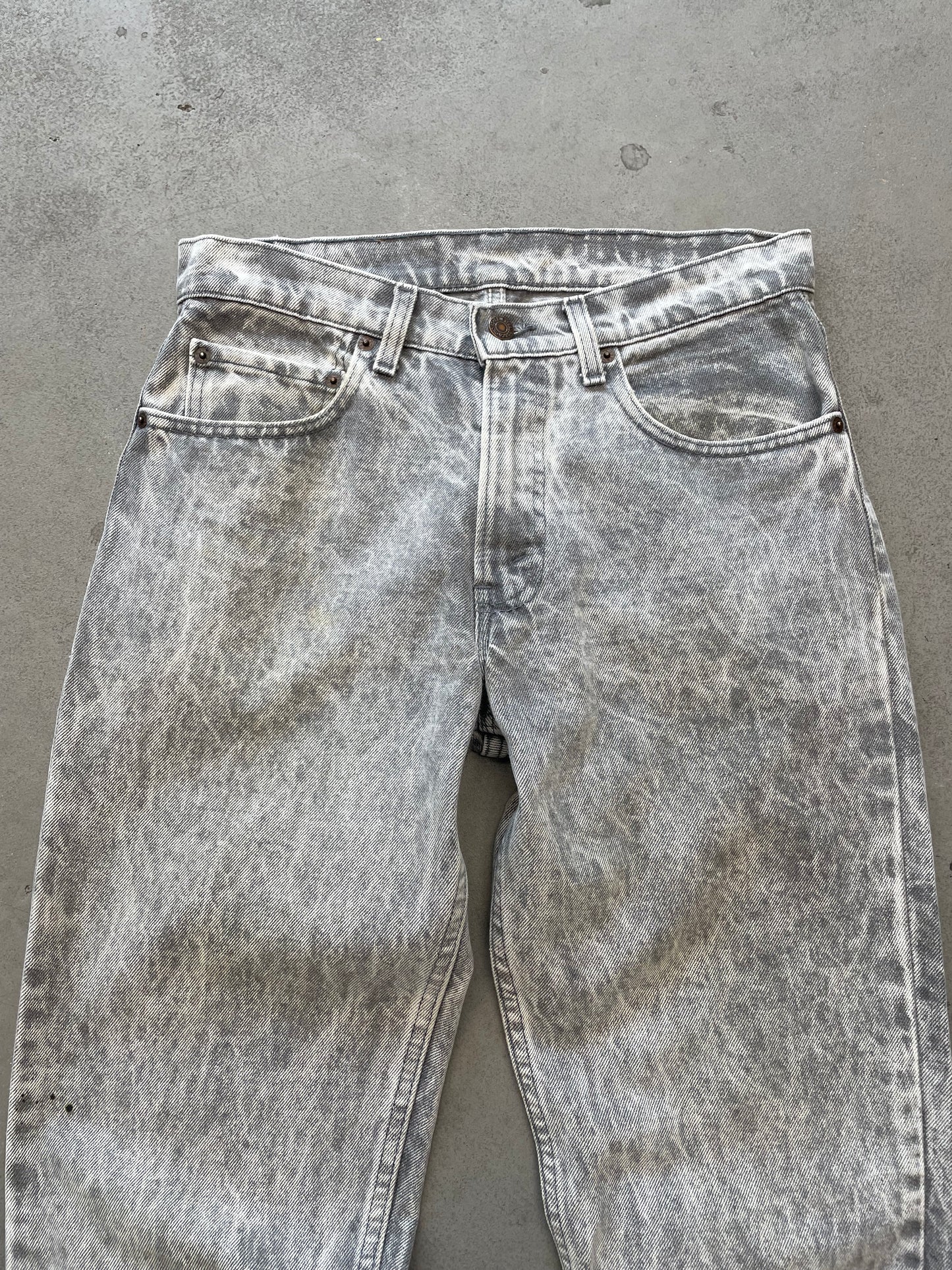 1980/90s Levi’s 506xx Gray Acid Wash Jeans
