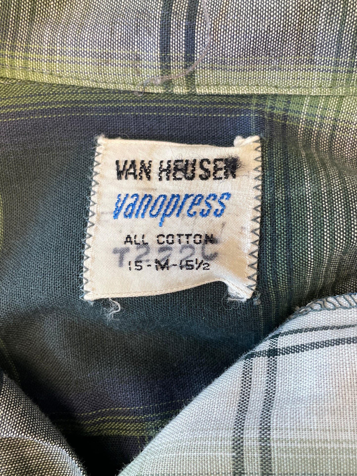 1960s Van Heusen Plaid Button Down