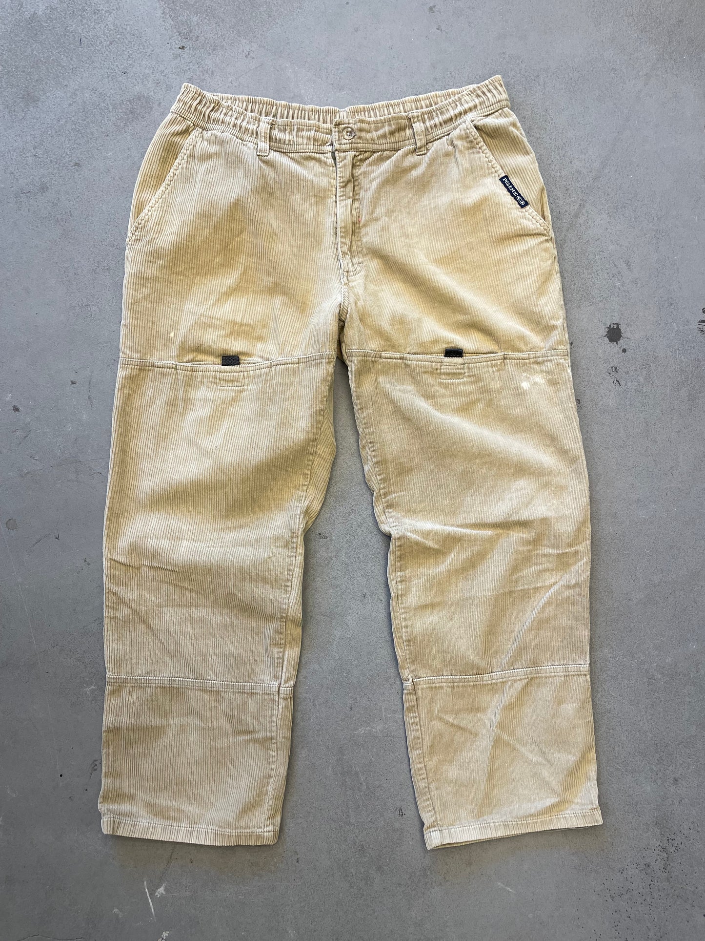 1990s Polemic Corduroy Wide Leg Pants