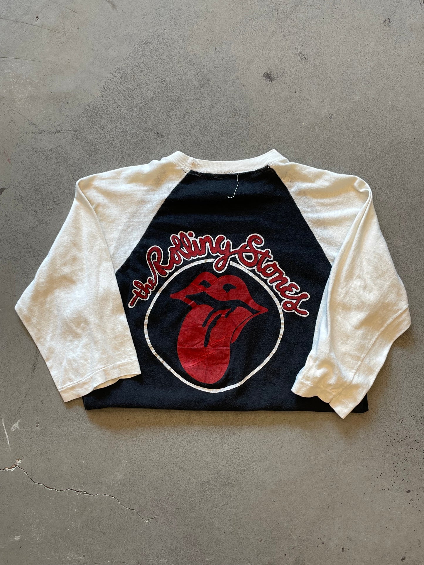 1980s Rolling Stones Raglan Sleeve America Tour T-Shirt