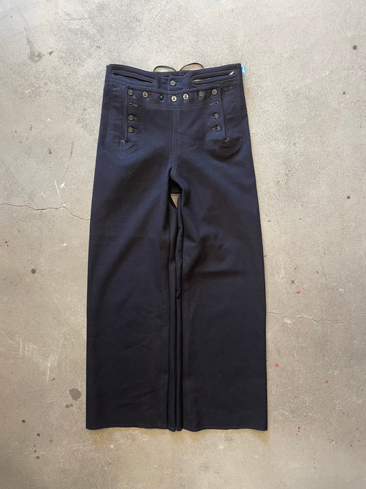 1960s Navy Flare Bottoms