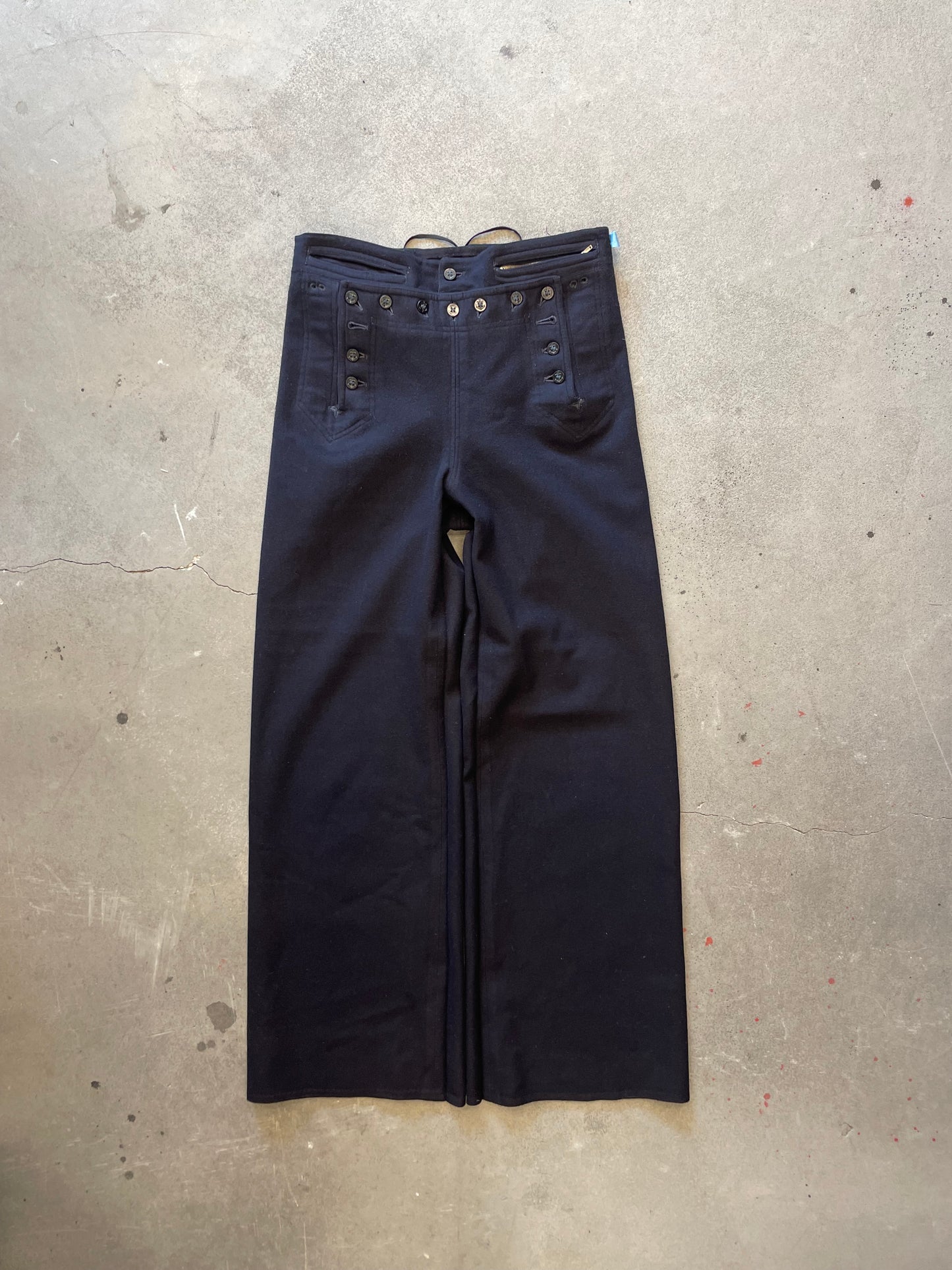 1960s Navy Flare Bottoms