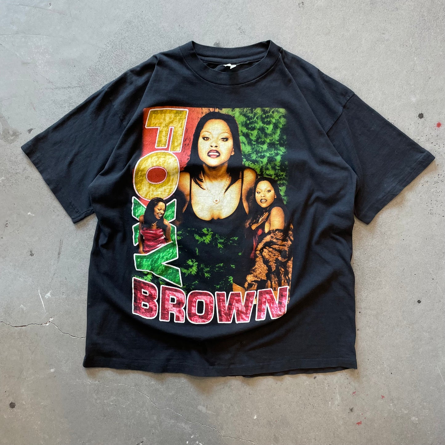 1990s Foxy Brown Rap Style T-Shirt