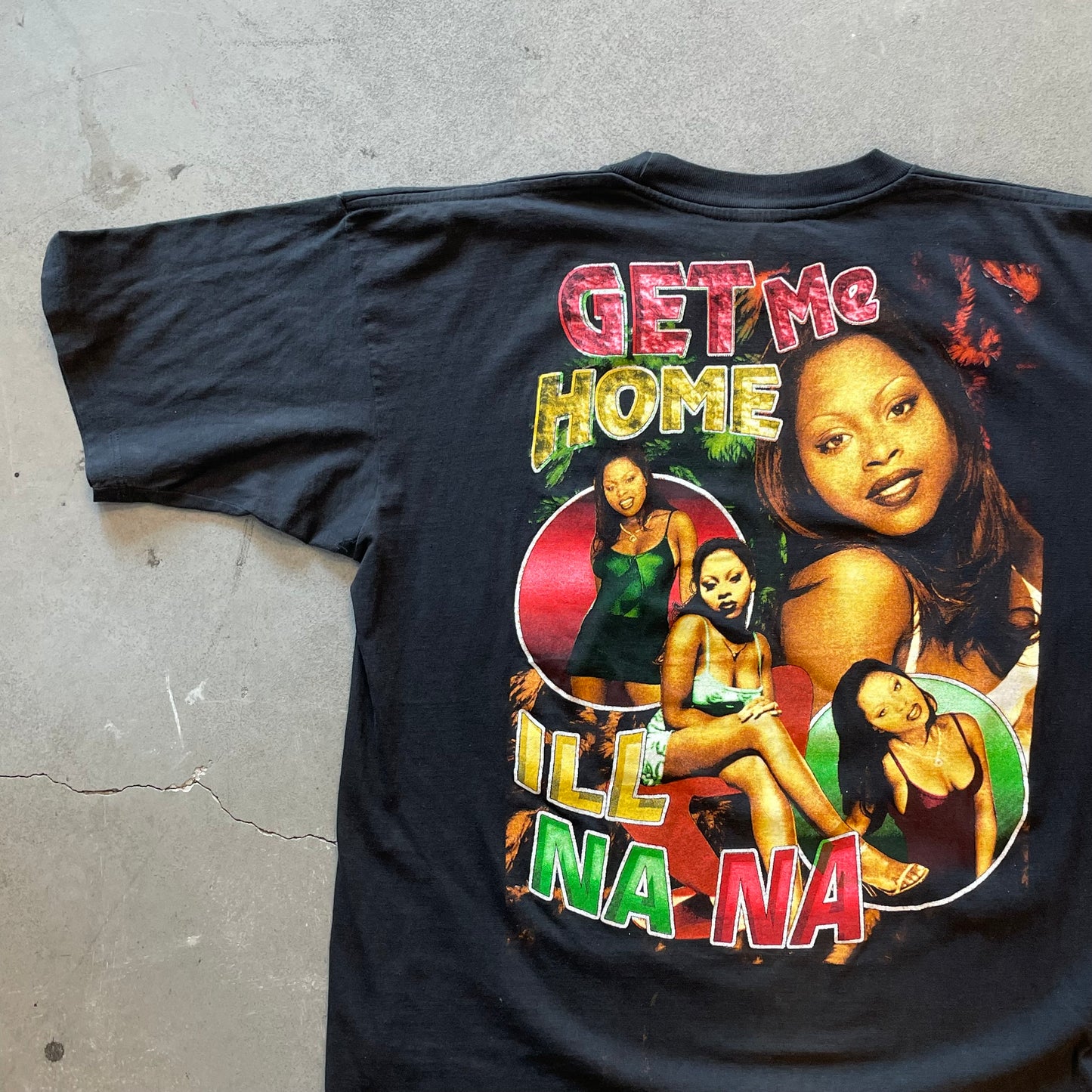 1990s Foxy Brown Rap Style T-Shirt