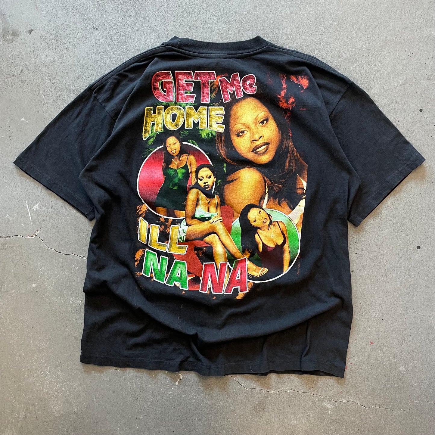 1990s Foxy Brown Rap Style T-Shirt