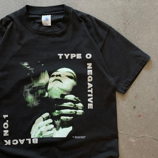 1994 Type O Negative Black NO.1 Graphic Band T-Shirt