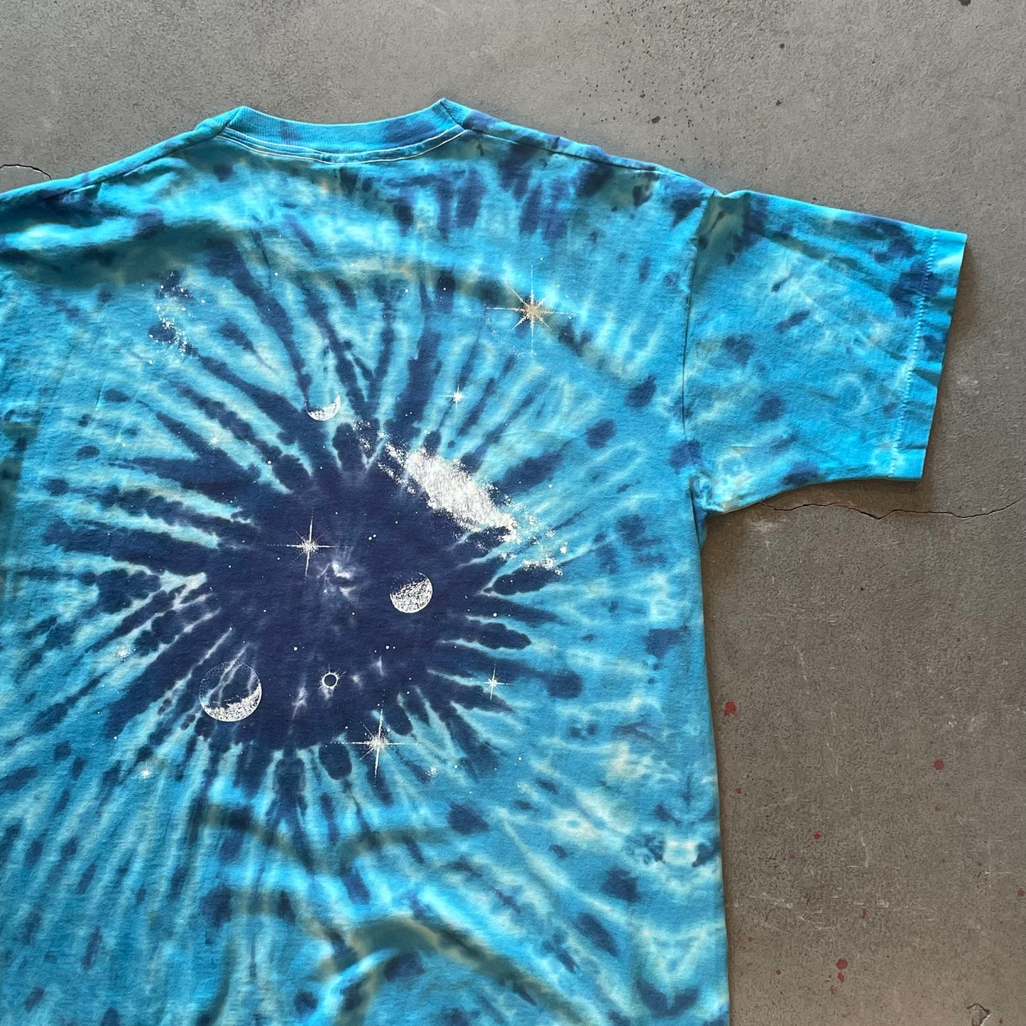 1990s Grateful Dead Tie Dye Space Your Face T-Shirt