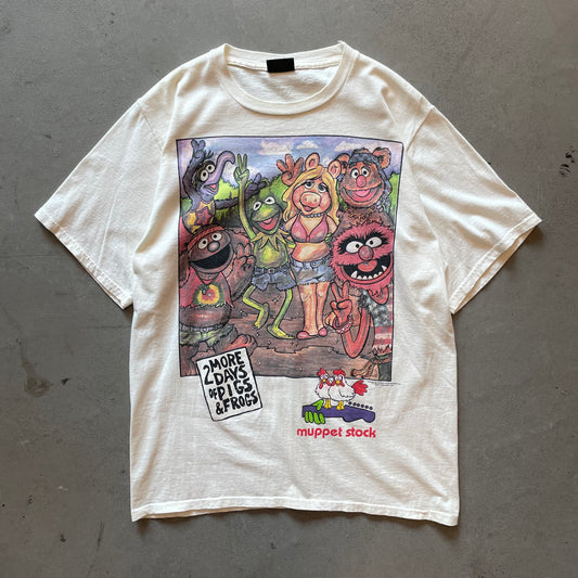 1990s Muppetstock "2 More Days Of Pigs & Frogs" Graphic T-Shirt