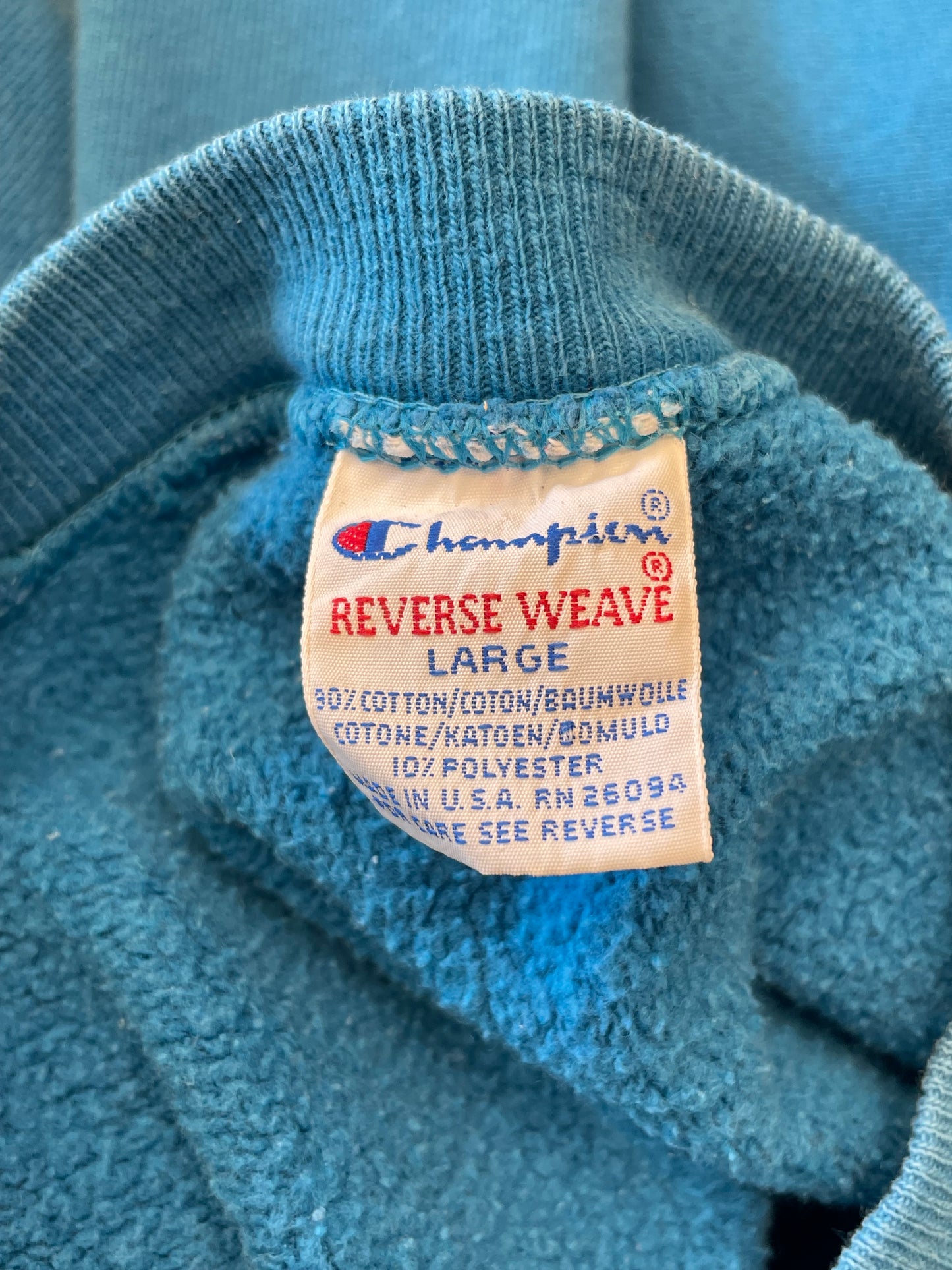 1990s Reverse Weave Champion Sweater