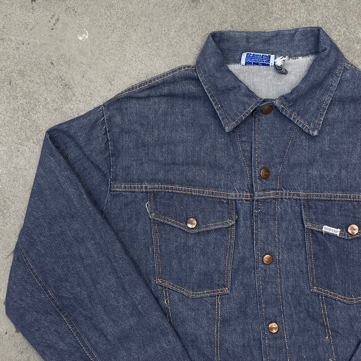 1960s Selvedge Denim Trucker Jacket