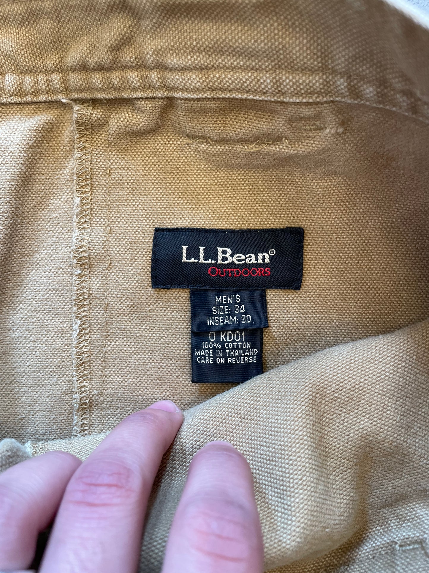 1990s LL Bean Double Knee OutDoor Trousers