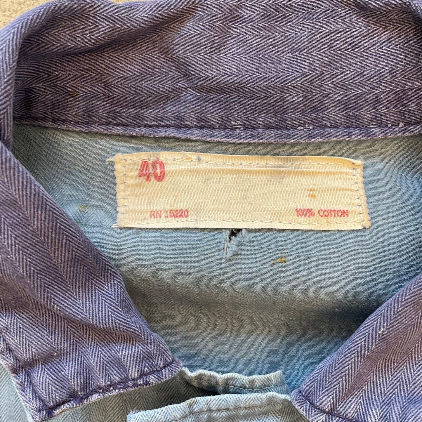 1950s HBT Faded & Thrashed Service Coveralls