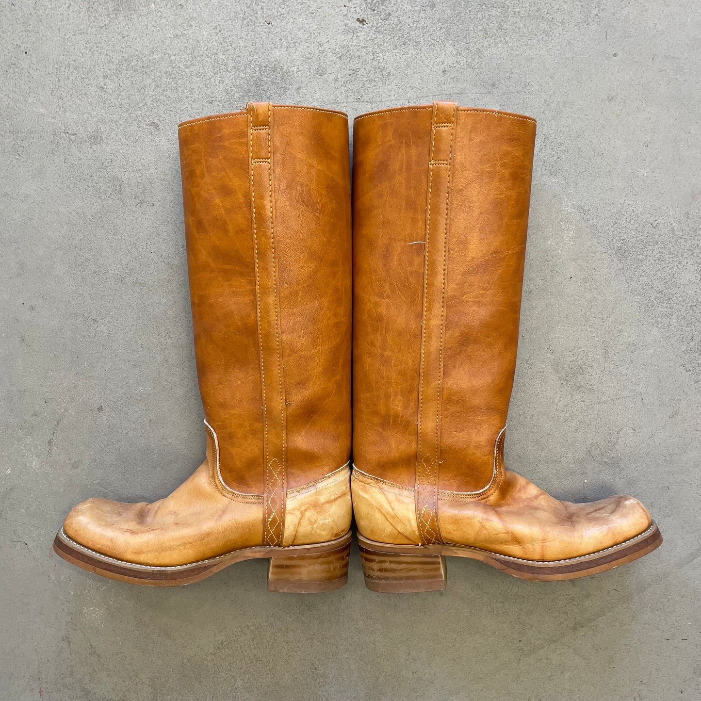 1970s Campus 14L Dingo Square Toe Boot