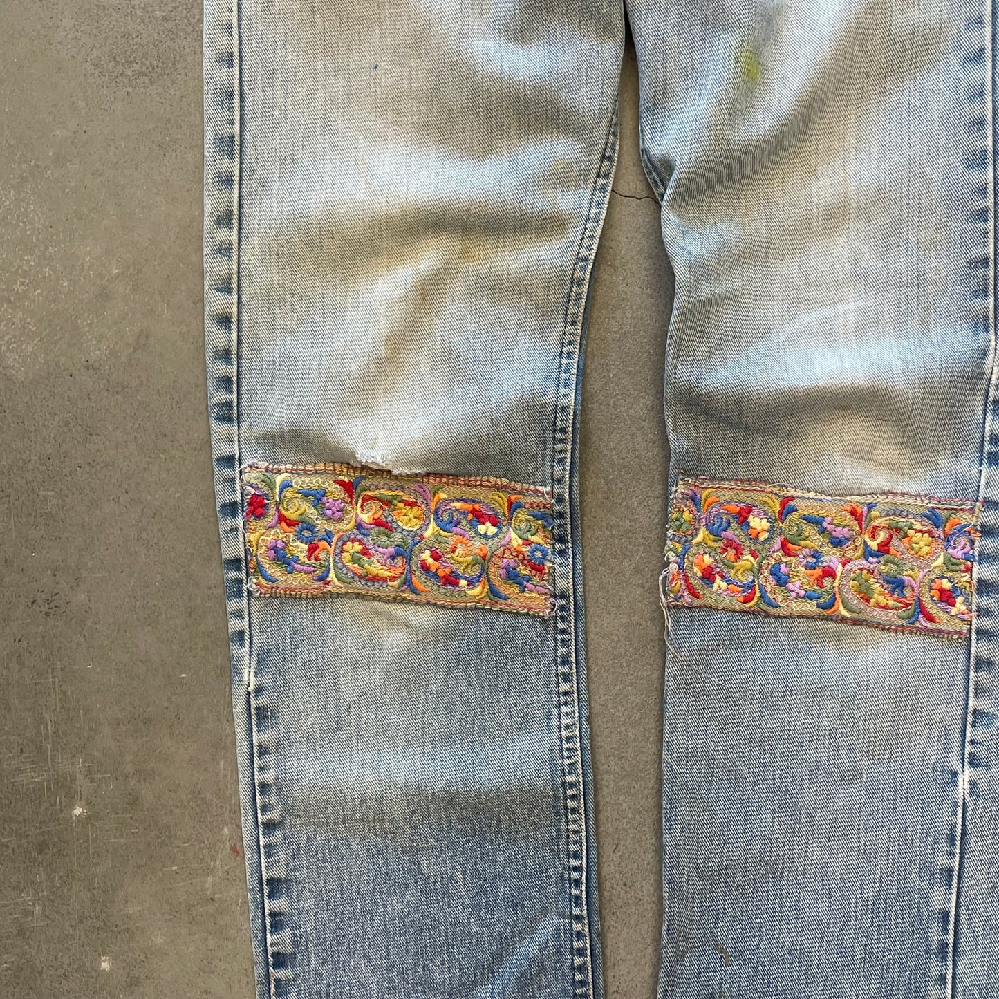 1970s Patchwork LEE Jeans